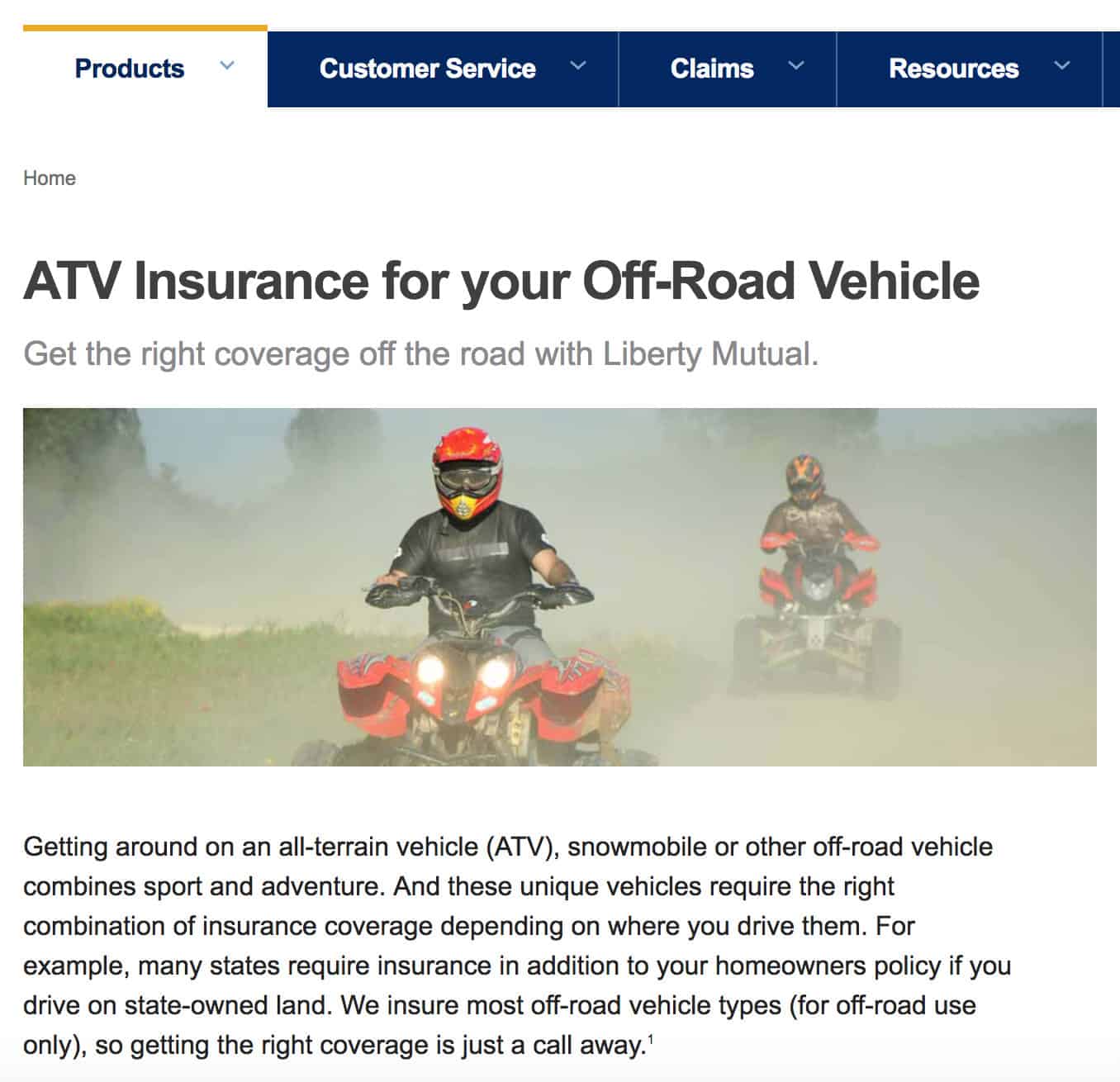 Liberty Mutual Insurance ATV